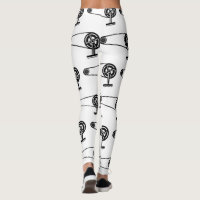 Rock Climbing Wires Leggings