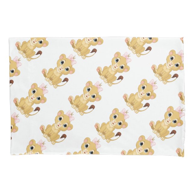Single Standard Size Pillowcase/Baby Lion Pillow Case (Front)