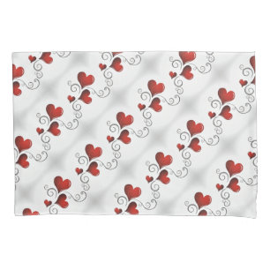 Single Standard Size Pillowcase/Hearts Pillow Case