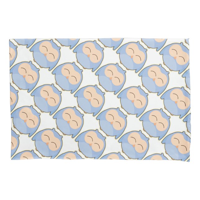 Single Standard Size Pillowcase/Owl Pillow Case (Front)