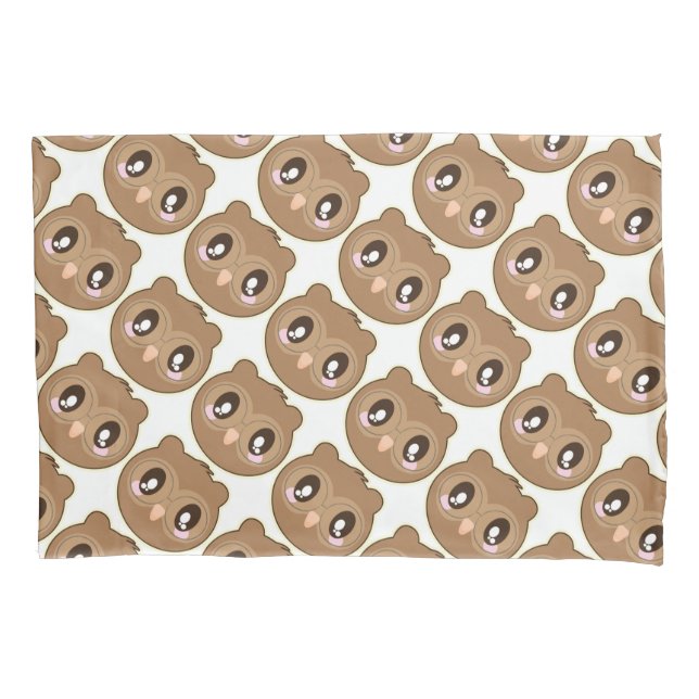 Single Standard Size Pillowcase/Owl Pillow Case (Front)