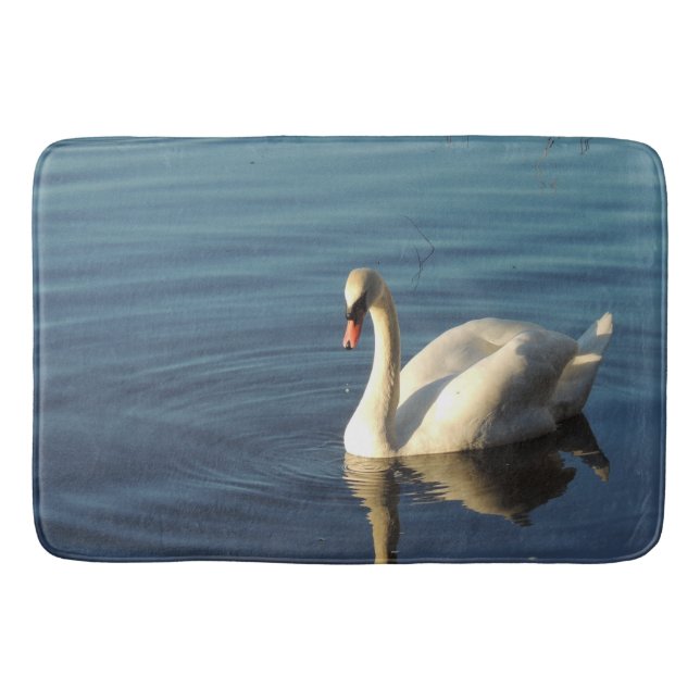 Single Swan Bathroom Mat (Front)