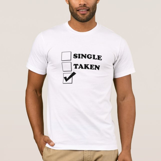 Single Taken Checkbox T-Shirt (Front)