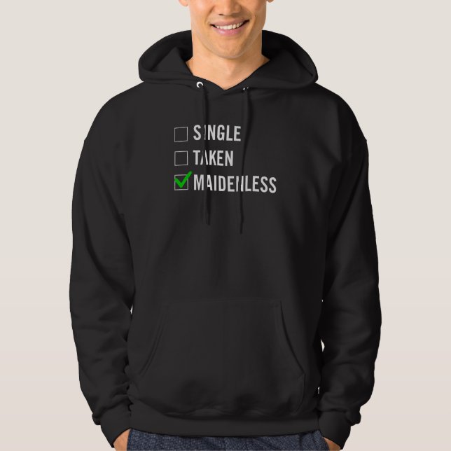 Single Taken Maidenless Maindenless Bihavior Elden Hoodie (Front)