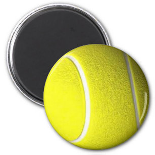 Single Tennis Ball Sports Magnet