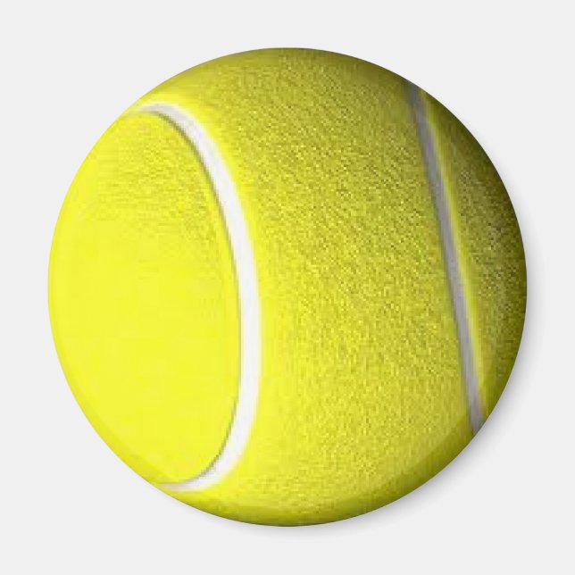 Single Tennis Ball Sports Magnet (Front)
