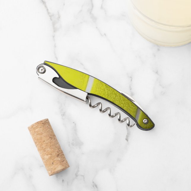 Single Tennis Ball Sports Waiter's Corkscrew (Front)