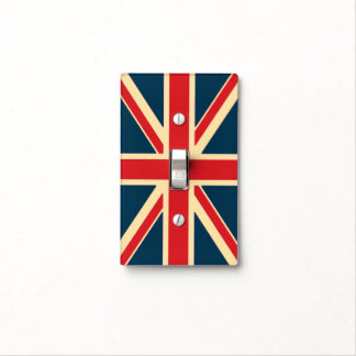 Single Toggle Drapeau UK Light Switch Cover