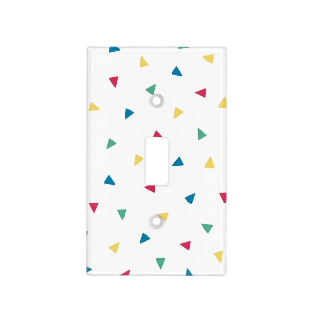 Single Toggle Light Switch Confetti Cover (Front)
