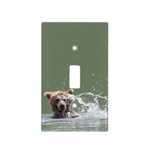 single toggle switch of  grizzly bear light switch cover