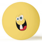 Single Tooth Funny Face Ping Pong Ball Single Tooth Funny Face Ping Pong Ball