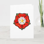 Single Tudor Rose Card