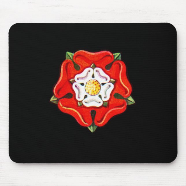 Single Tudor Rose Mouse Pad (Front)