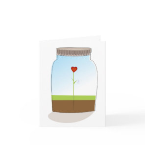 Single Valentine Love Holiday Card