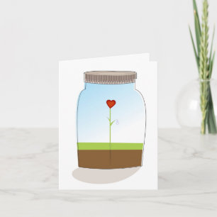 Single Valentine Love Holiday Card