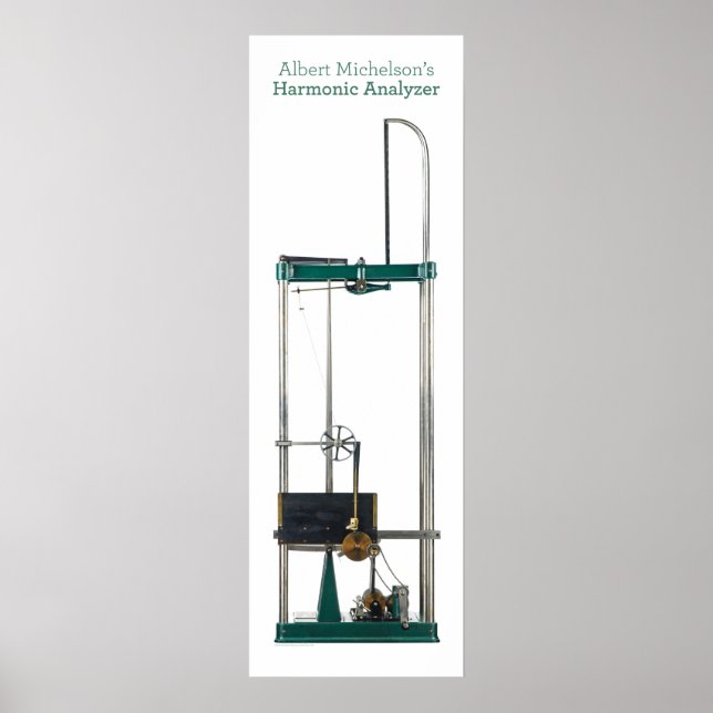 Single View on White: Harmonic Analyzer Poster (Front)