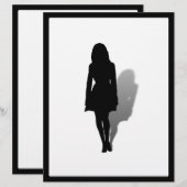 Single Woman Silhouette (Front/Back)
