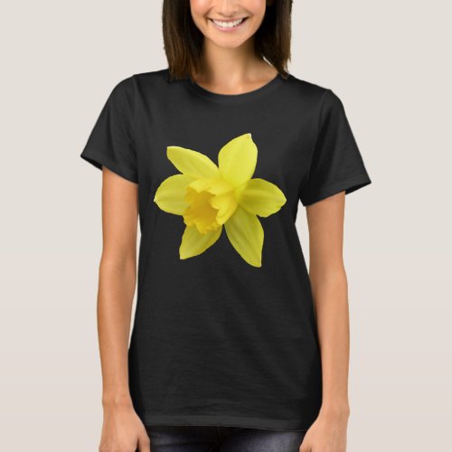 Single Yellow Daffodil Bloom T_Shirt