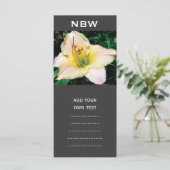 single yellow lily flower. (Standing Front)