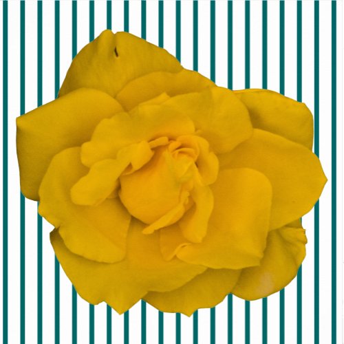 Single Yellow Rose Sculpture 
