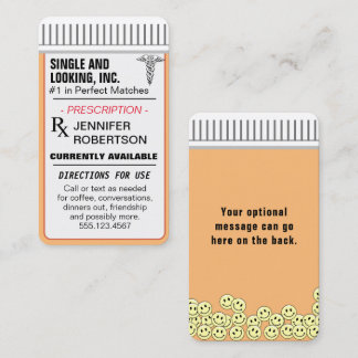 Singles - Memorable and Fun Business Card