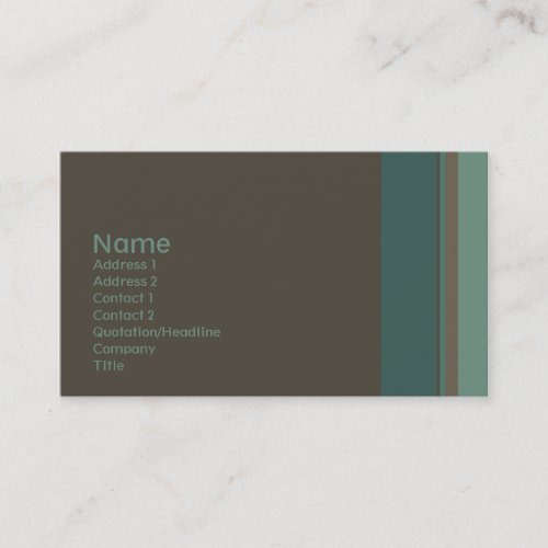 Singles â€¢  No. 0016 Business Card