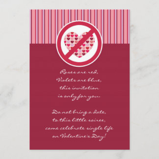Singles Party Valentine's Day Invitation