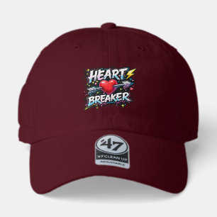 Singles Valentines Day Heart Breaker, Aesthetic  47 Brand Hat