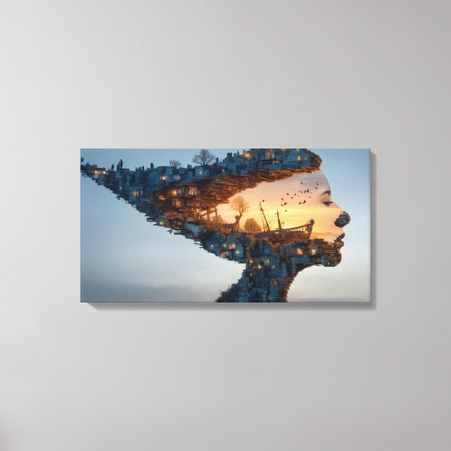 Singular civilization canvas print (Front)