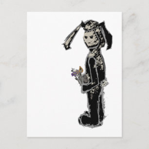sinibunny postcard