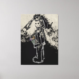 sinister bunny canvas print