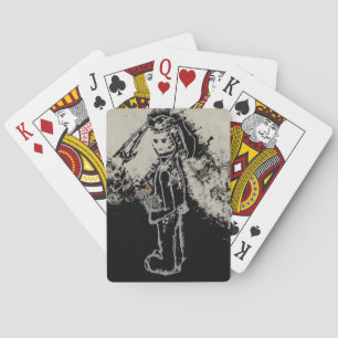 sinister bunny poker cards