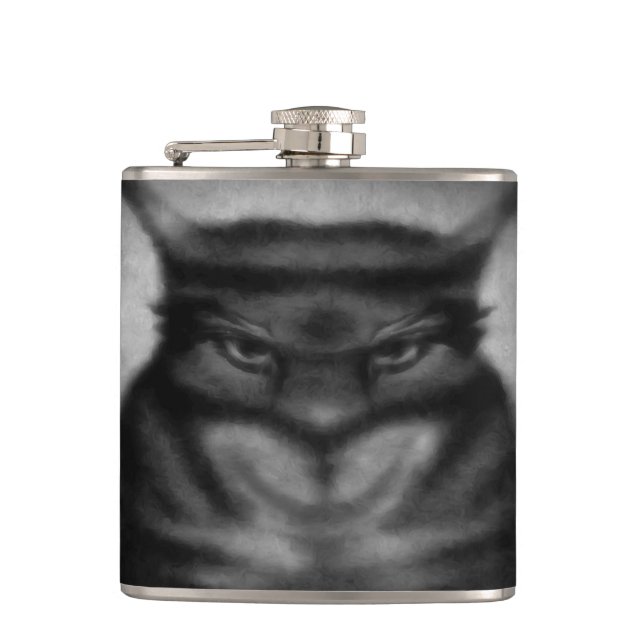 Sinister Cat Flask (Front)