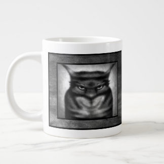Sinister Cat Large Coffee Mug