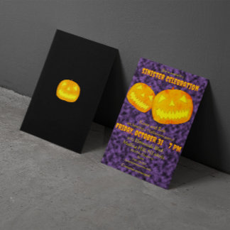 Sinister Celebration Halloween Party Invitation