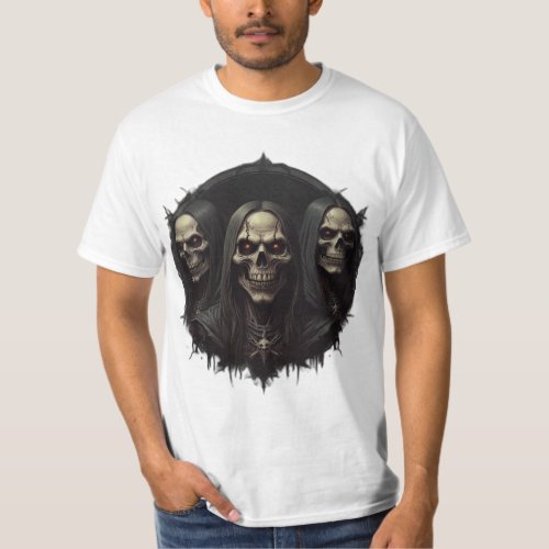 Sinister Death Metal Band Portraits T_Shirt
