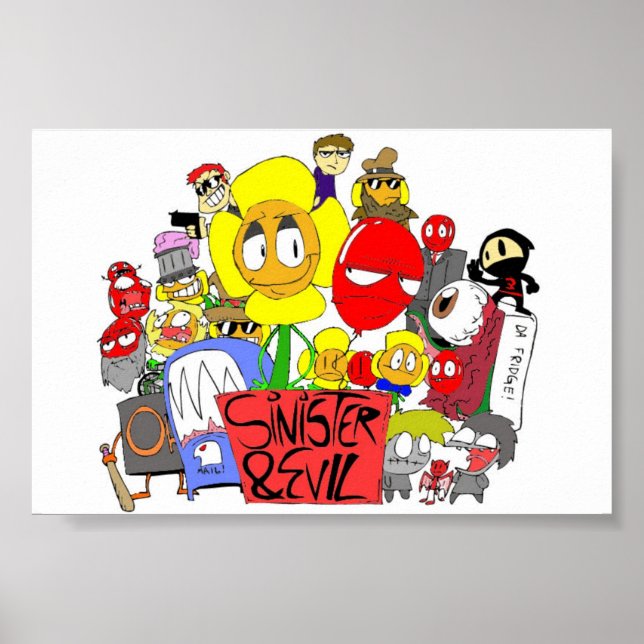 Sinister & Evil Group Poster (Front)