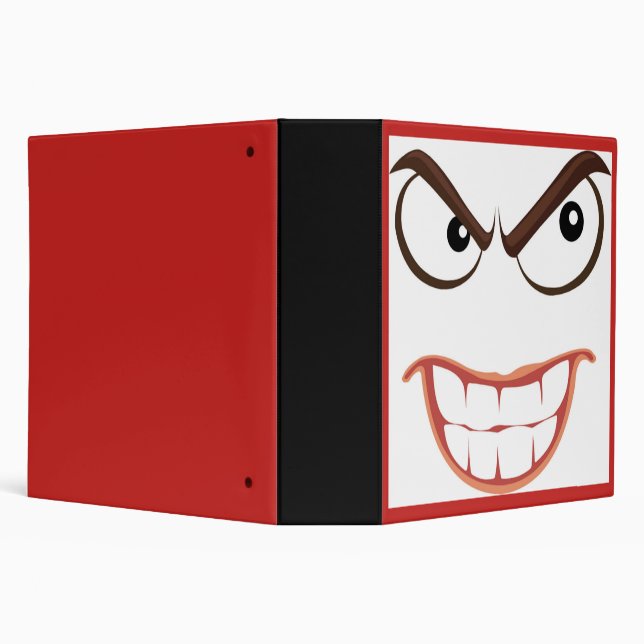 SINISTER FACE 3 RING BINDER (Background)