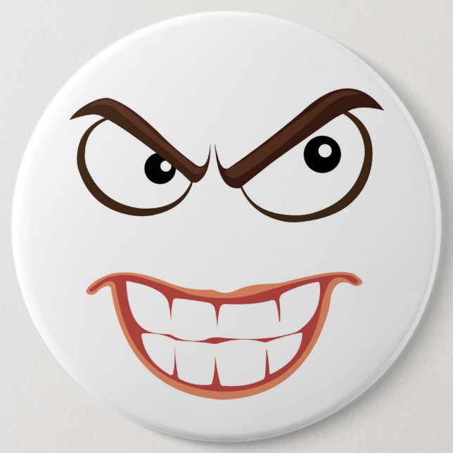 SINISTER FACE BUTTON (Front)