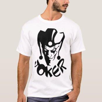 Sinister Joker T-shirt by VegasPartyGifts at Zazzle