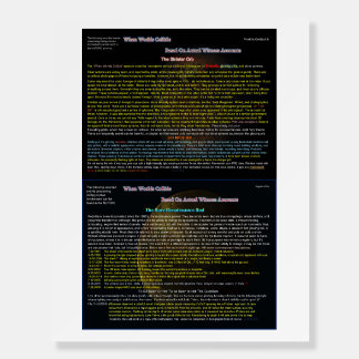 Sinister Orb Foam Board