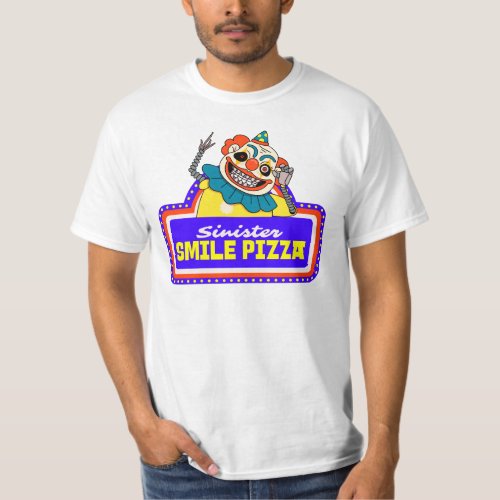 Sinister Smile Pizza T_Shirt