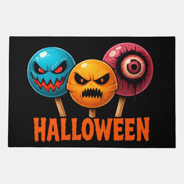 Sinister Sweets Halloween Doormat (Front)