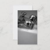 Sink Faucet Business Cards (Front/Back)