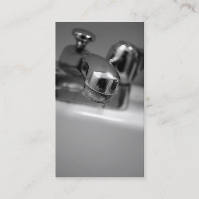 Sink Faucet Business Cards (Front)