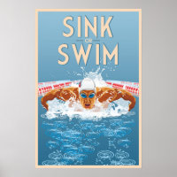 Sink or Swim, Motivational Poster