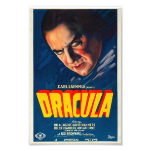 Sink Your Teeth Dracula's Classic Chills Photo Print