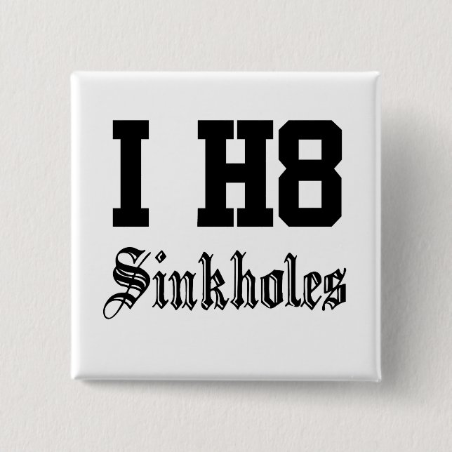 sinkholes button (Front)