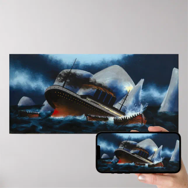 Sinking of the Titanic, Rework Poster | Zazzle