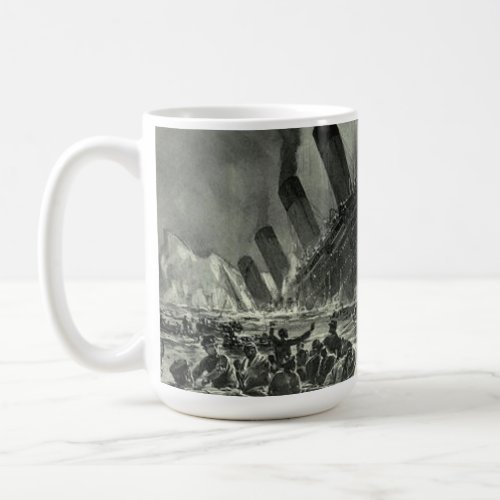 Sinking RMS Titanic Coffee Mug